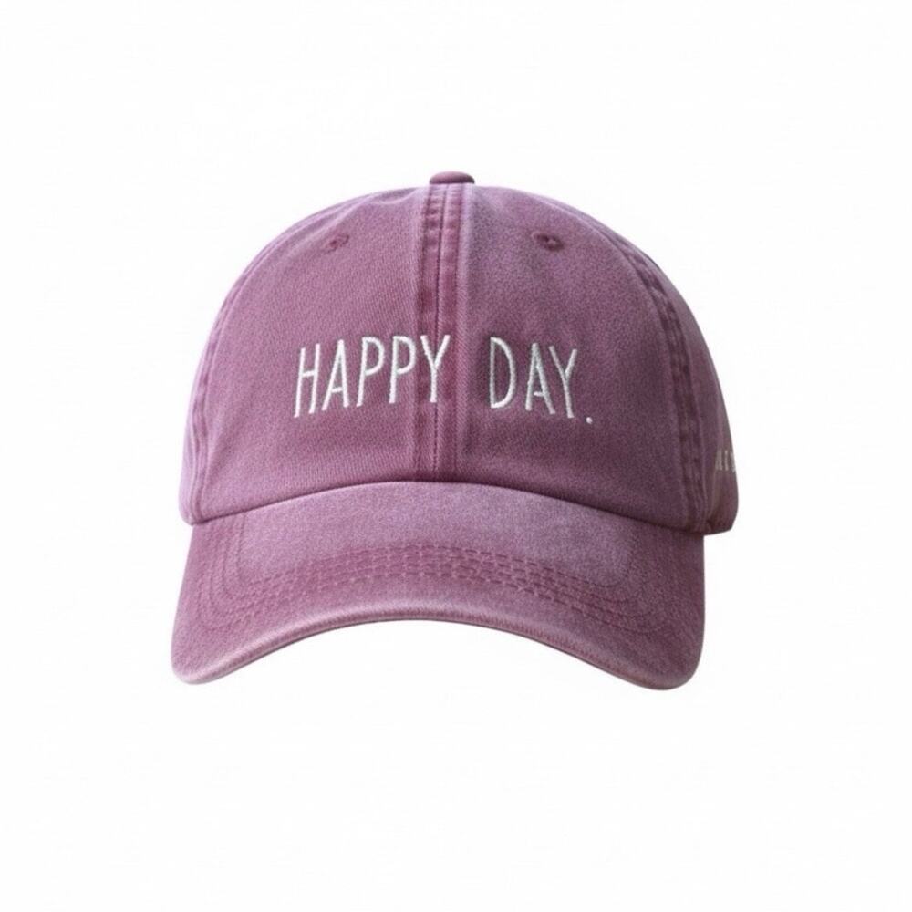 Rae Dunn Bad Hair Day Pink Hat Minimalist Dad Cap Casual